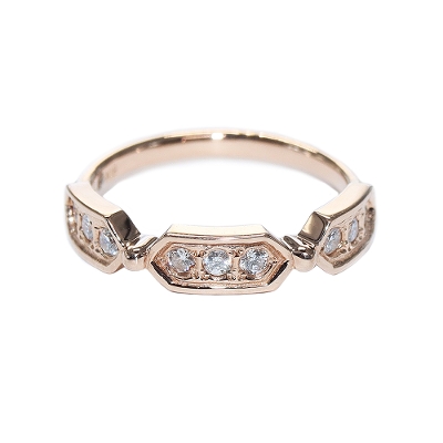 LoLo by TADYyoC^fBzRelier ring K18 "pink gold"