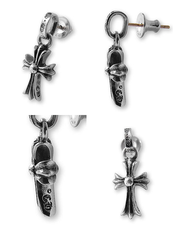 CHROME HEARTS【クロムハーツ】CHクロスベビーファットピアス(Earring